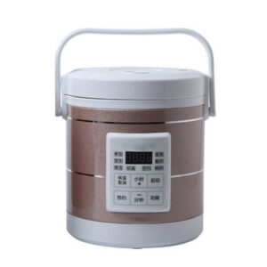 12V 24V Mini Rice Cooker 1.6L Car Truck Electric Hot Soup Rice Cooker