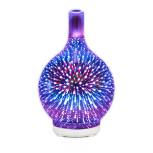 5V Glass Colorful Vase Humidifier