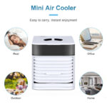 4 In 1 Personal Portable Cooler AC Air Conditioner Unit Air Fan Humidifier 4 In 1 Upgraded Portable Air Conditioner Cooling Fan 3 Speed Home Office Tent