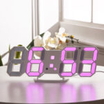 3D LED Wall Digital Clock