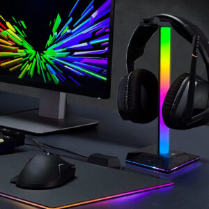 Ambience Light Headphone Semi-transparent RGB Luminous Headphones Bracket