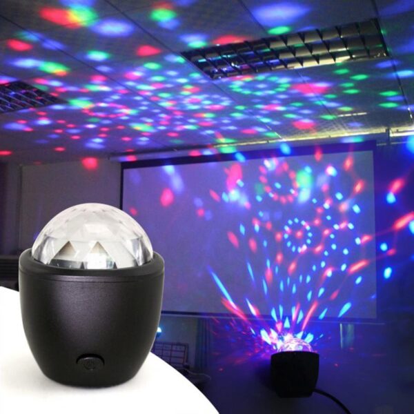 led crystal magic ball light