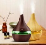 Wood grain tip humidifier air purifier