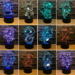 Zodiac led night light