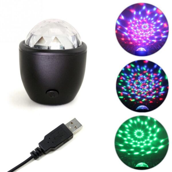 led crystal magic ball light