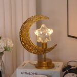 LED Modeling Lamp Creative Personality Iron Moon