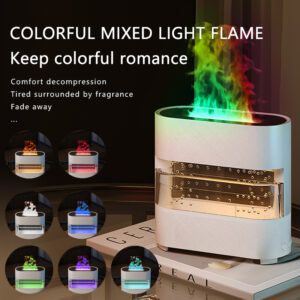 2024 New Products Rain Cloud Fire Humidifier Water Drip Novedades 2024 Rain Water Diffuser Fire Flame Humidifier Aroma Diffuser