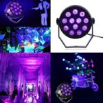 12pcs Ultraviolet UV Par Light Dyeing Background