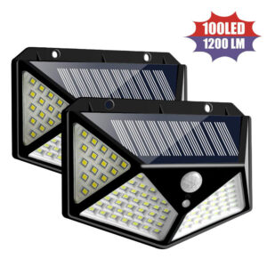 100LED solar wall light