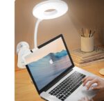 LED eye protection USB charging desk lamp student learning bedroom bedside clip lamp table lamp