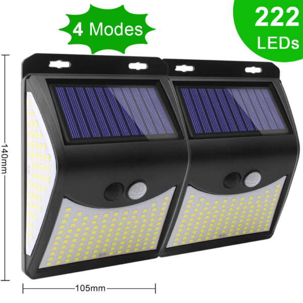 3 Mode 140 Led Garden Solar Security Lights Outdoor Motion