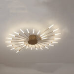 Nordic Minimalist Modern Atmosphere Living Room Fireworks Led Ceiling Light