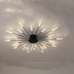 Nordic Minimalist Modern Atmosphere Living Room Fireworks Led Ceiling Light