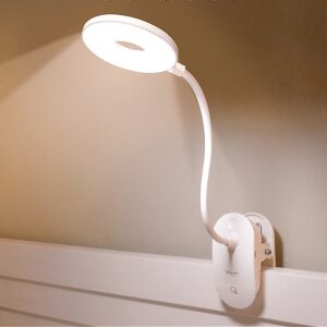 LED eye protection USB charging desk lamp student learning bedroom bedside clip lamp table lamp