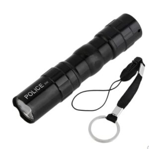 LED mini flashlight, aluminum alloy, strong light, small flashlight, 3W gift flashlight.