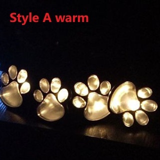 Solar Powered Animal Paw Print Lights LED Solar Lamps Garden Outdoors Lantern LED Path Decorative Lighting Lamp