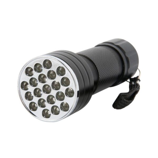 21LED Aluminum Alloy Ultraviolet Flashlight Scorpion Lamp UV Multi-function Security