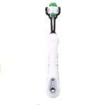 1 random color toothbrush pet plush dog brush in addition to bad breath tartar dental care dog cat cleaning supplies