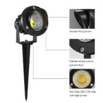 10W Rgb Lawn Lamp Colorful Remote Control Floodlight Outdoor Tree Lamp