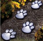 Solar Powered Animal Paw Print Lights LED Solar Lamps Garden Outdoors Lantern LED Path Decorative Lighting Lamp