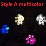 Solar Powered Animal Paw Print Lights LED Solar Lamps Garden Outdoors Lantern LED Path Decorative Lighting Lamp