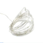 100 200led solar copper wire string light