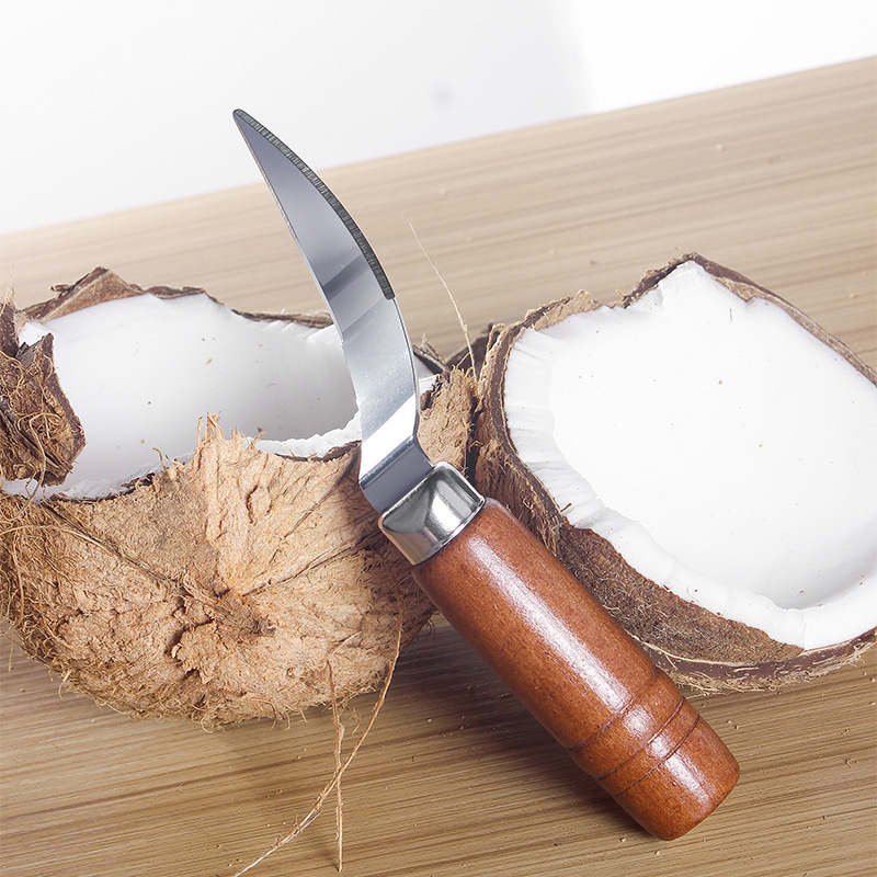 Use More Coconut Shells And Meat Kitchen Tools Stainless Steel Convenient Coconut Knife