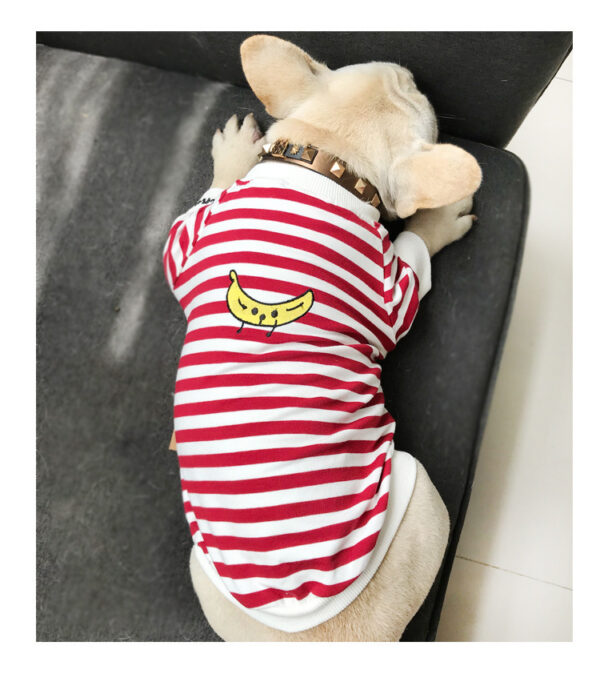 Adult pet striped parent-child outfit