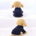 Fleece D buckle dog clothes