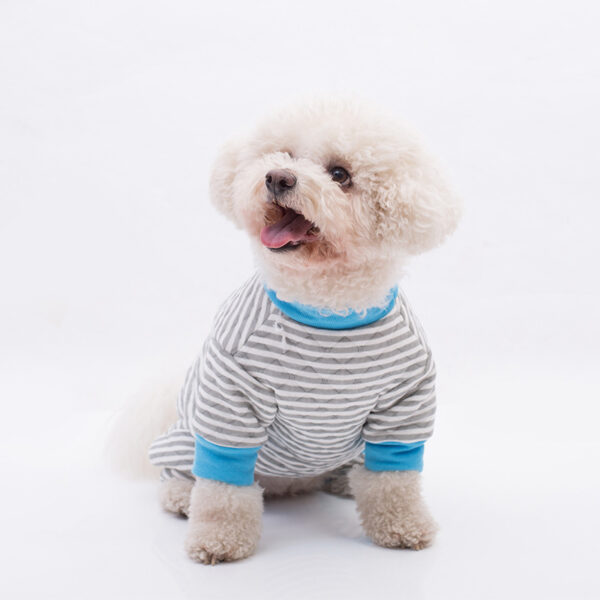 Winter Pet Dog Striped Four-legged Coat